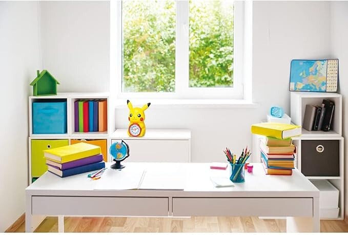 Seiko Clock Alarm Clock Pocket Monster Pikachu Talking Alarm From Japan NEW gallery