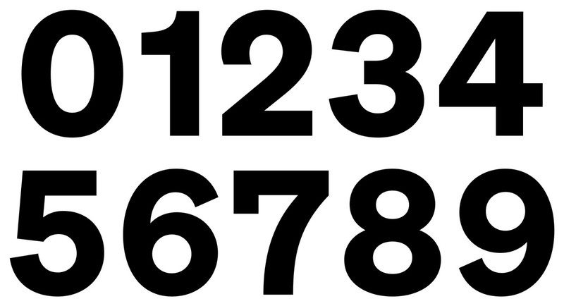 Sohne Bold Storefront Address Numbers Vinyl Sticker Decal for Business Window gallery