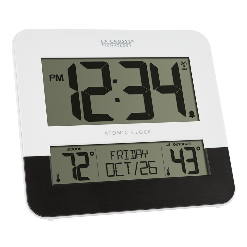 BBB82684 La Crosse Technology Atomic Digital Wall Clock TX141-BV2 - Open Box gallery