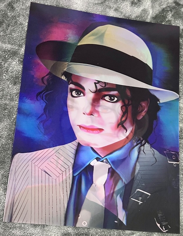 King of Pop-Michael Jackson Poster 3D Lenticular Flip Effect,3 Images In One gallery