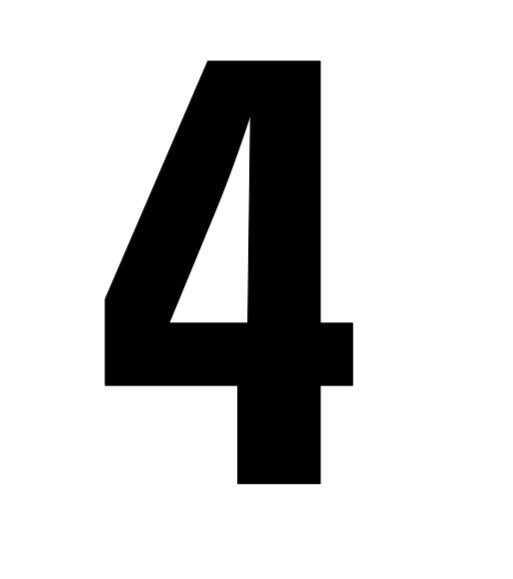 Choice BIG 5" Street Address Mailbox House Home Number Sticker Decals gallery