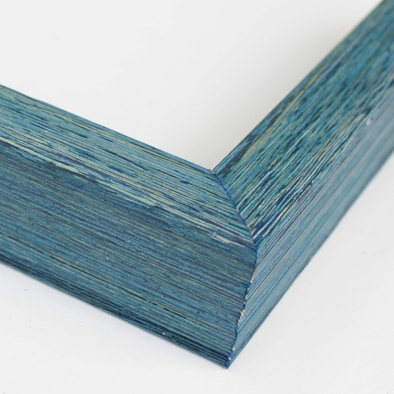 5x16 In Shadow Box Frame Blue | 1.125 inches Deep Real Wood Rustic Shadowbox Dis gallery
