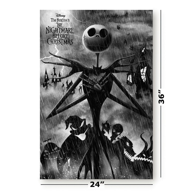 Tim Burton's The Nightmare Before Christmas - Movie Poster Print (Lightning) gallery