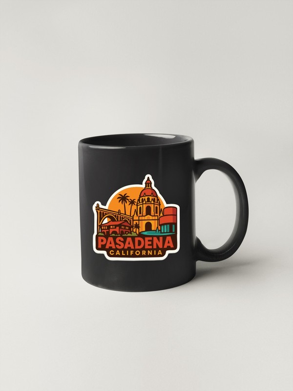 Pasadena California Sticker Decal Vinyl Die-Cut City Skyline Landmark Design gallery