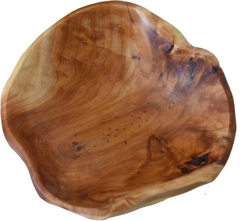 Creative Wood Bowl Root Carved Bowl Handmade Natural Real Wood Candy Serving