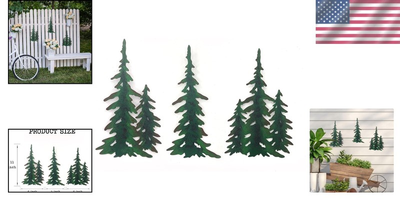 Rustic Pine Tree Wall Art Decor gallery