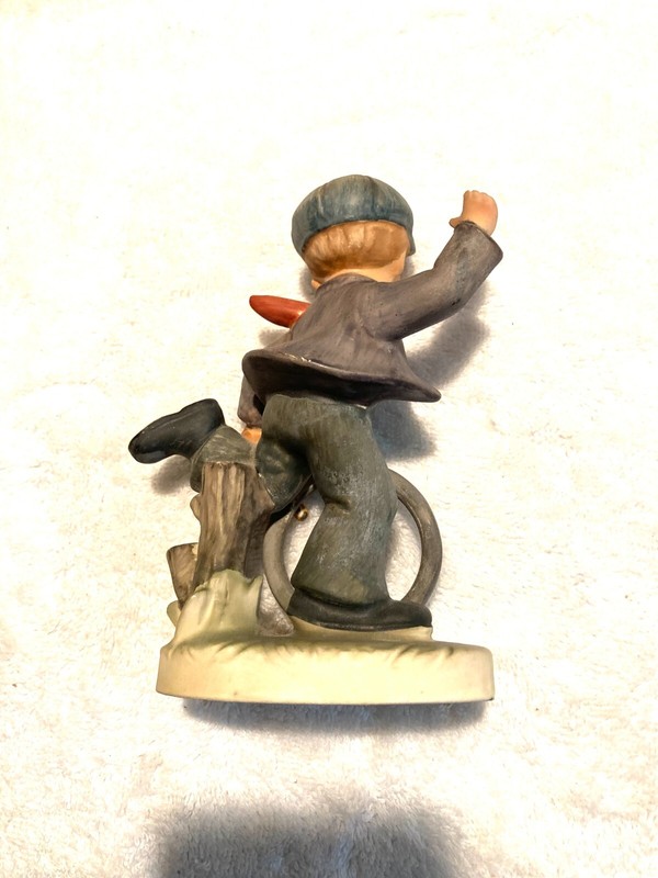 NAPCOWARE Boy With Hoop 5 3/4" x 3 1/4" x 2" Japan # C8836 gallery