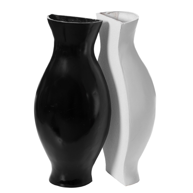 New Uniquewise , Sleek Split Vase, Modern Floor Vase, Decorative Gift, 24.5 Inch gallery
