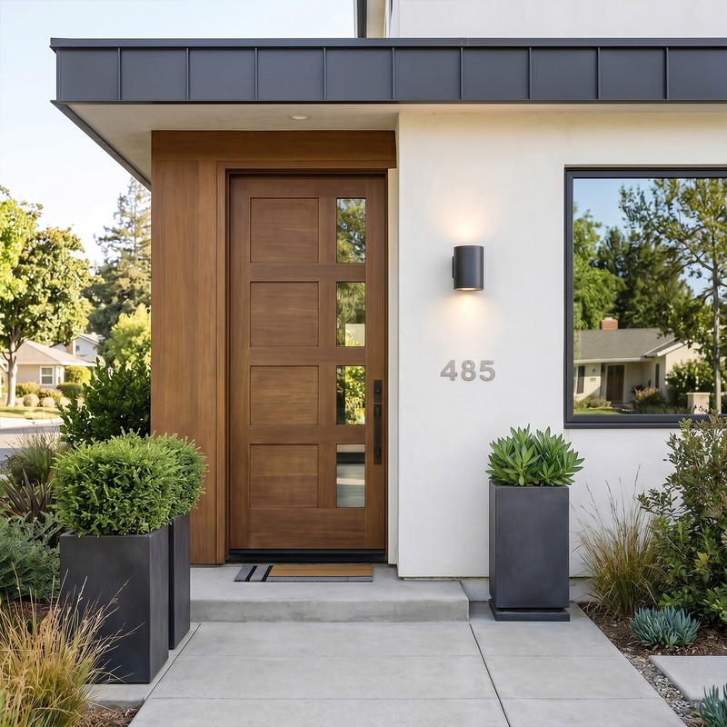Address Numbers and Letters Brushed Stainless Steel 4 Inch For House, Apartments gallery