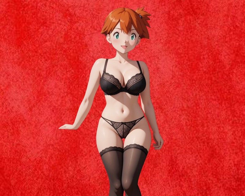 Misty Waifu Sticker 5”. NSFW Cartoon Sticker 18+