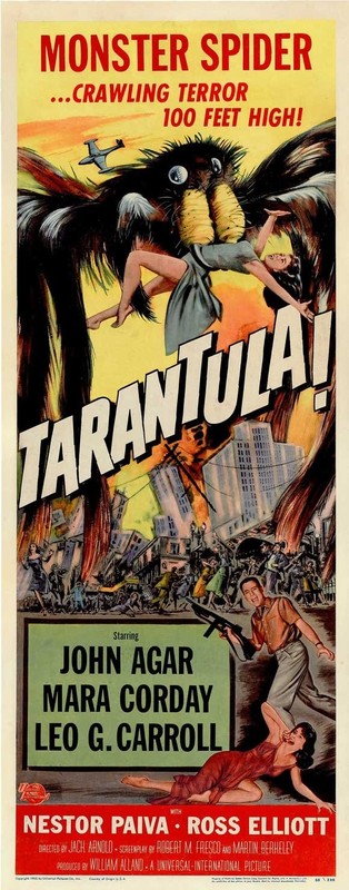 14 x 36 Tarantula Movie Poster 36″L x 14″W