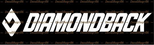 DiamondBack Bikes -Outdoor Sports- Bicycles – Vinyl Die-Cut Peel N’ Stick Decals