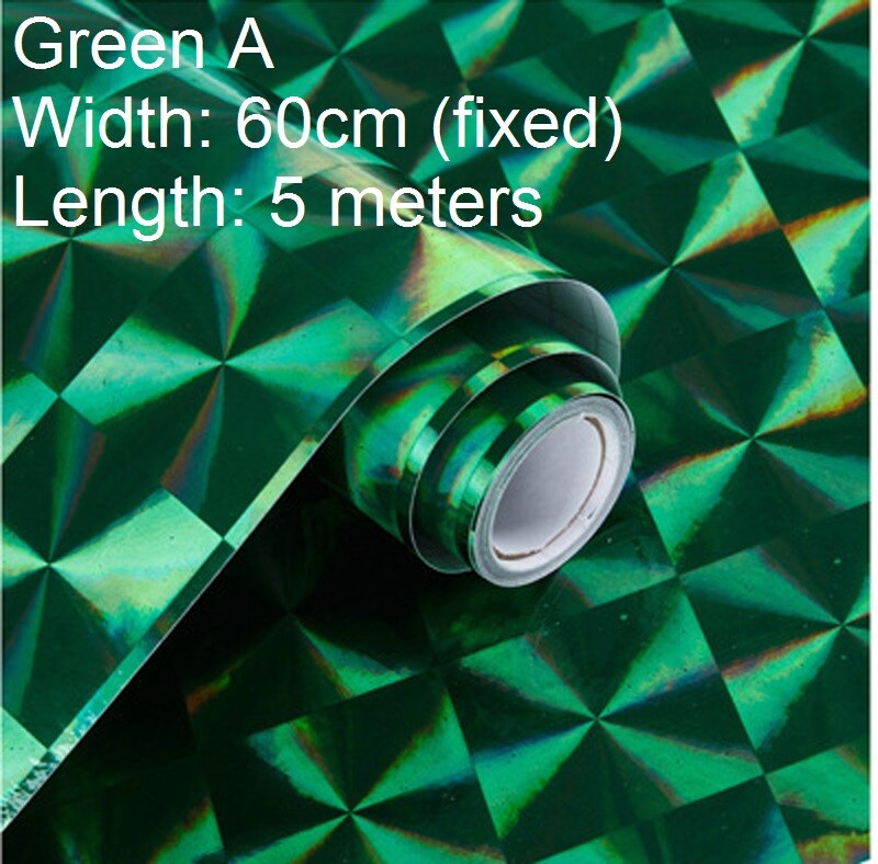 5M Self Adhesive Wallpaper Aluminum Foil Tile Sticker Home Kitchen Oil Proof New gallery