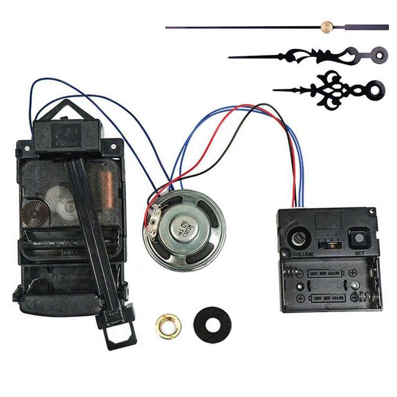 Quartz Wall Clock Swing Mechanism Music Box Movement Chime DIY Repair Kits Set
