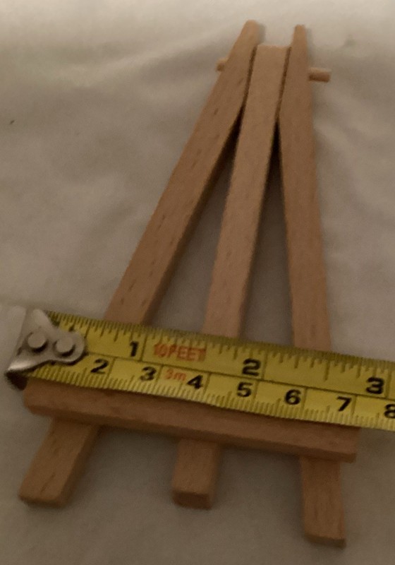5 pieces Mini Wood Display Easel for Displaying Small Canvases, Photo (C2) gallery