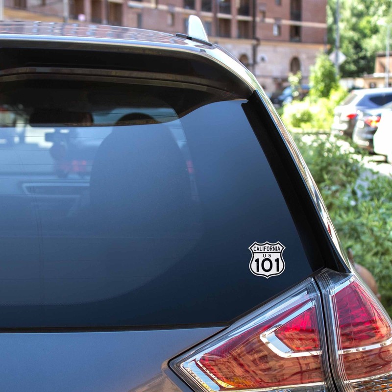 California Highway 101 Road Sign Sticker - Cool Los Angeles CA Decals gallery