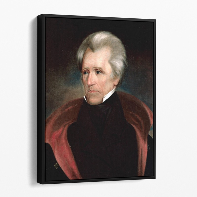 Andrew Jackson USA Presidents America History Canvas Wall Art Print