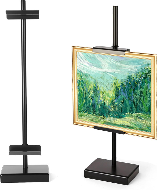 1Pcs Adjustable Tabletop Easel Stand for Picture Frames, Picture Easels for D…