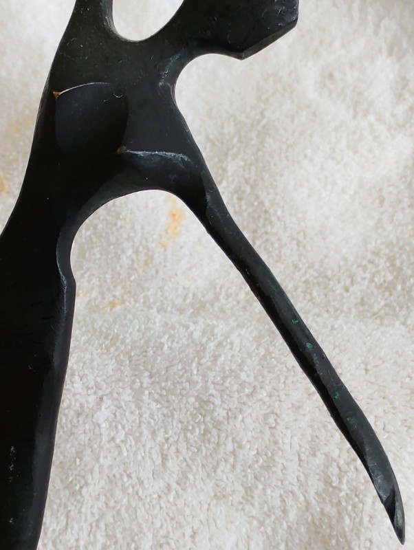 MCM Bronze Brass Dancer Sculpture Female Figure Ballerina Vintage India gallery