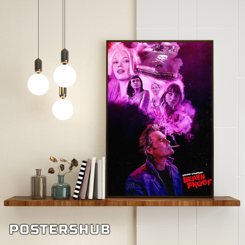 Death Proof Tarantino Premium Poster Gift Fan gallery