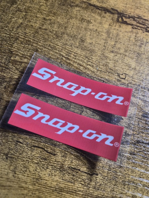 2 pc. SNAP ON High Quality UV DTF Replacement Sticker Label Decal USA NOT VINYL gallery