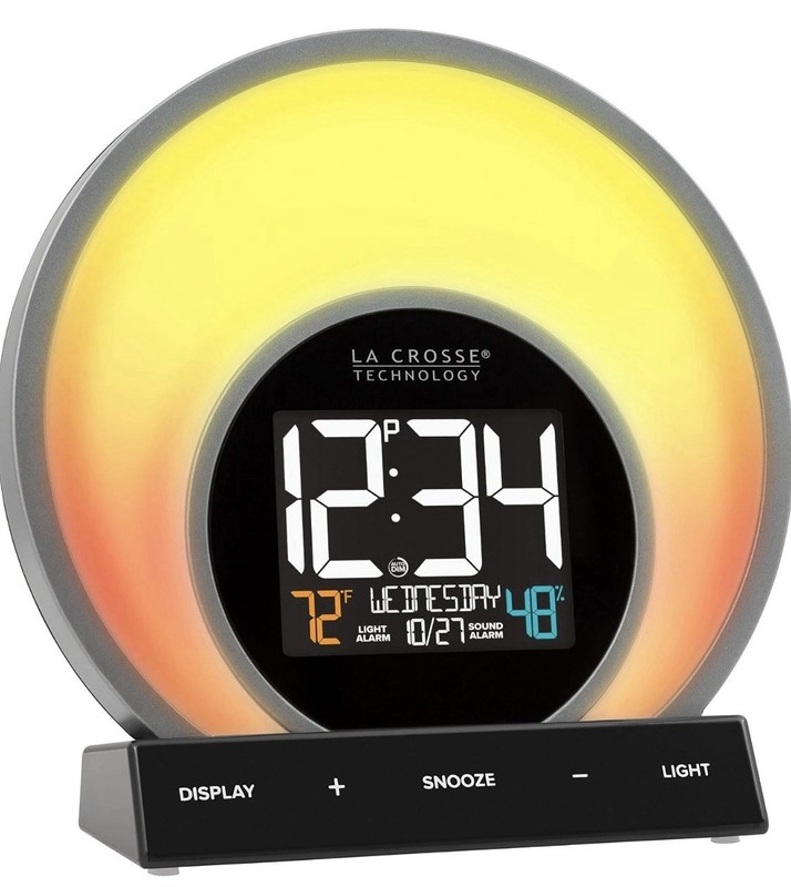 La Crosse Technology Soluna Mood Light Mood Light Alarm Clock USB NEW & SEALED gallery