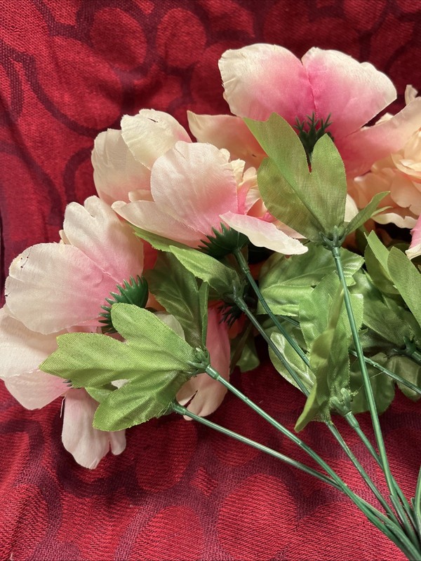 Silk Peony Artificial Fake Flowers Bunch Bouquet Home Wedding Party Decor - 9455 gallery