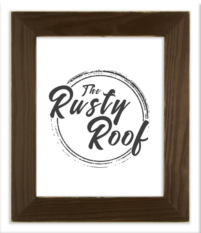 Distressed Everly – Vintage Espresso Picture Frame – Solid Wood