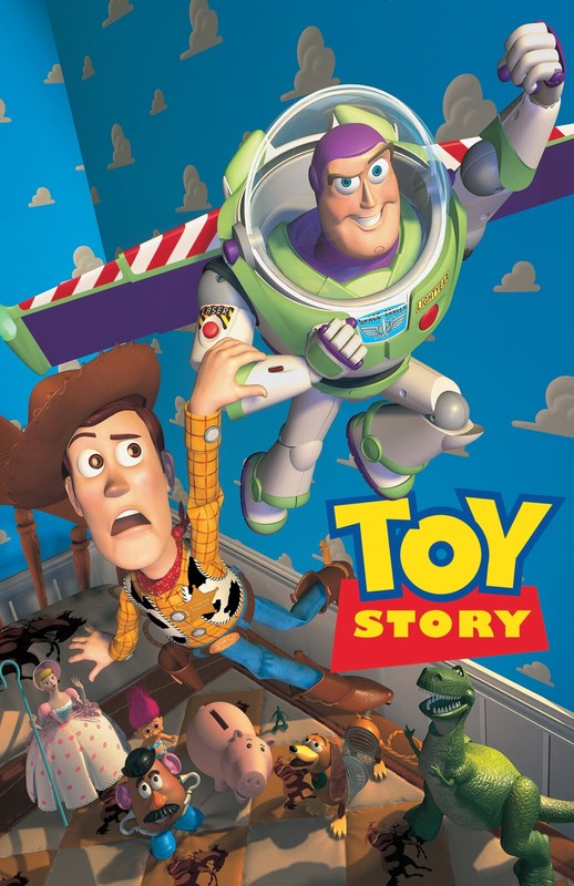 AA5690 Toy Story Film By John Lasseter 1995 Cast Movie Poster 11x17