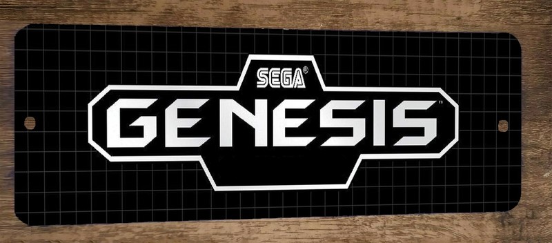 Sega Genesis 4×12 Metal Wall Sign