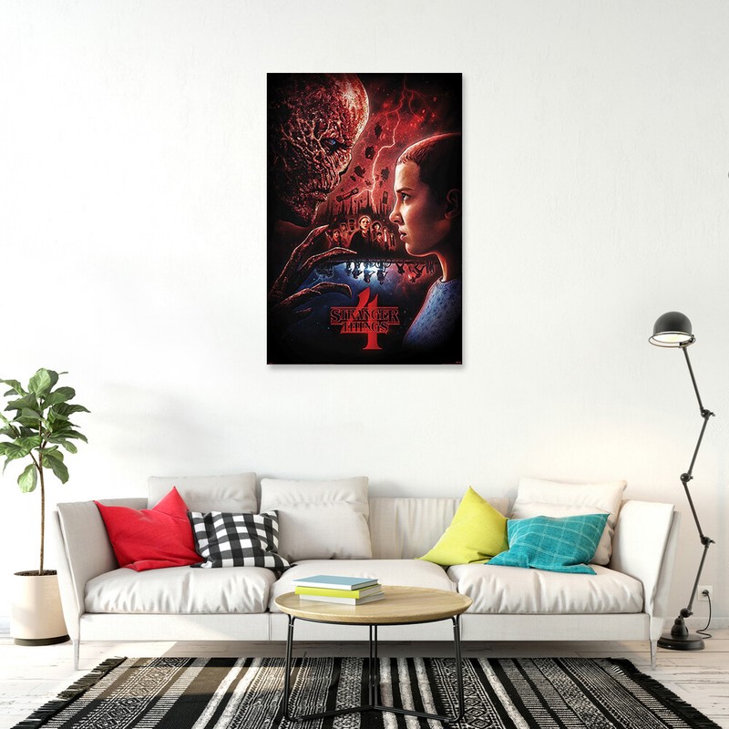Stranger Things 4 - TV Poster (Eleven Vs. Vecna - You Will Lose) (24" x 36") gallery