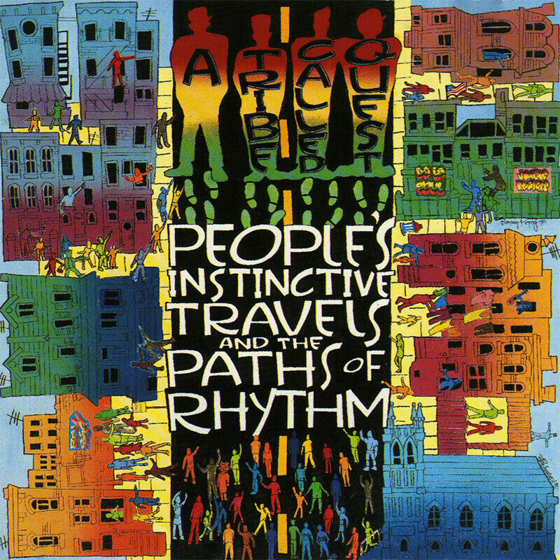 558886 A Tribe Called Quest “People’s Instincti” Cover 24×18 WALL PRINT POSTER