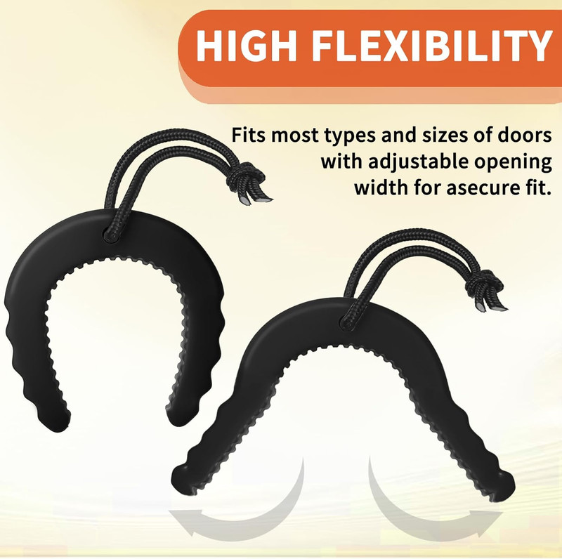 4 Pcs First Responder Door Stop, Emergency Door Jam with Nylon Cord Attachments gallery