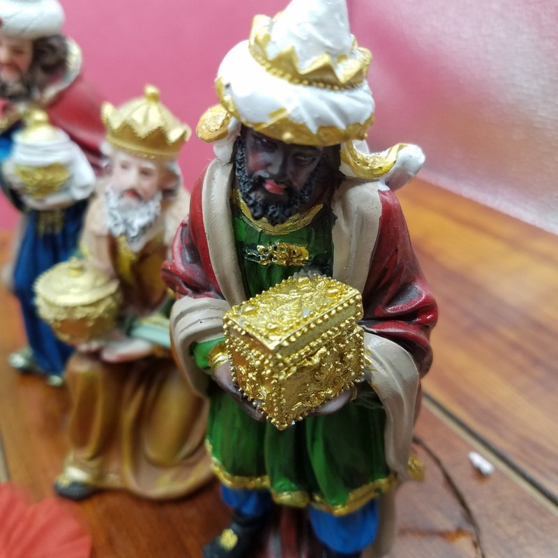 Christmas Nativity Scene Set Figures Polyresin Figurines Baby Jesus 11PCS SET gallery