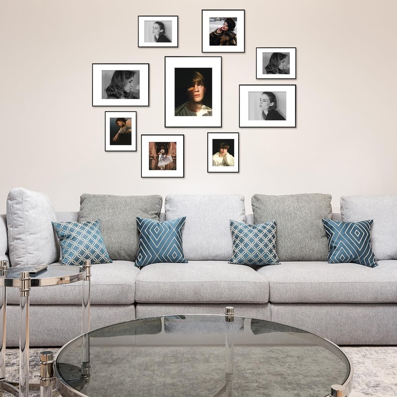 Golden State Art - 11x14 Aluminum Picture Frame - with Mat for 8x10 Photo or Wit gallery