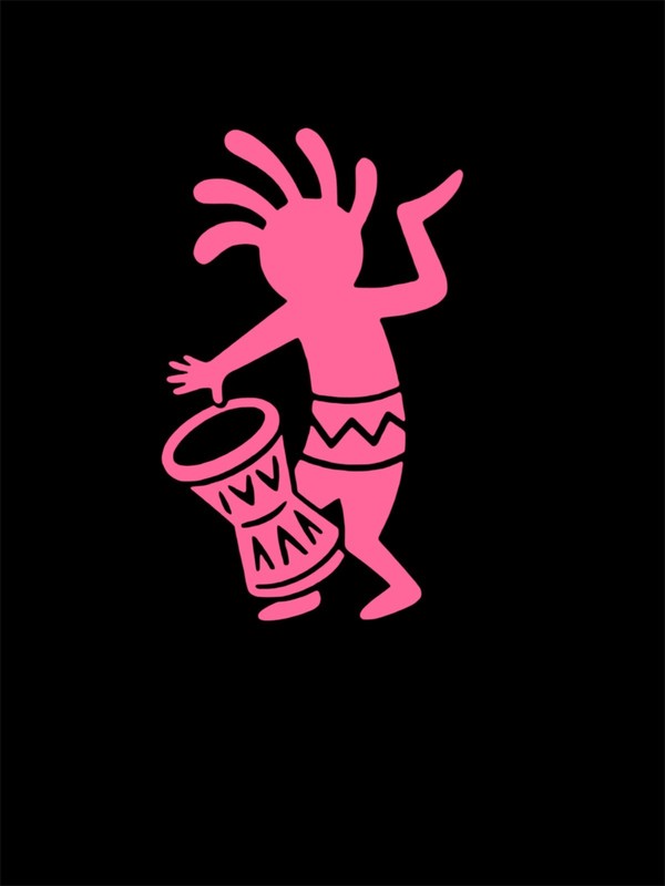 KOKOPELLI Drummer #1 Decal for car Windows Laptops Any Smooth Surface gallery