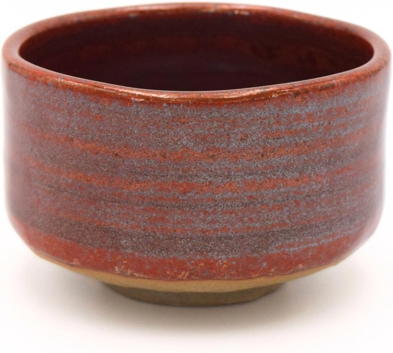 Ceric Matcha Bowl, Handmade Chawan Japanese Green
