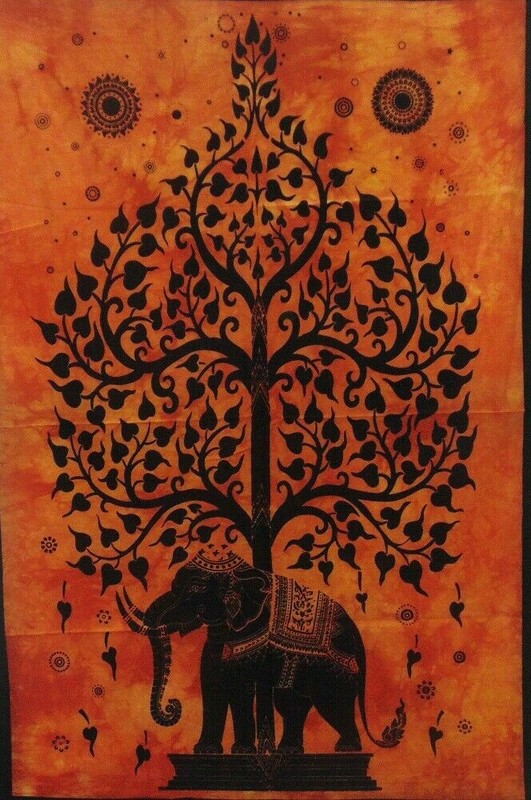 Beautiful Design Cute Classy Wall Art Elephant Design Small Size Tapestry Poster