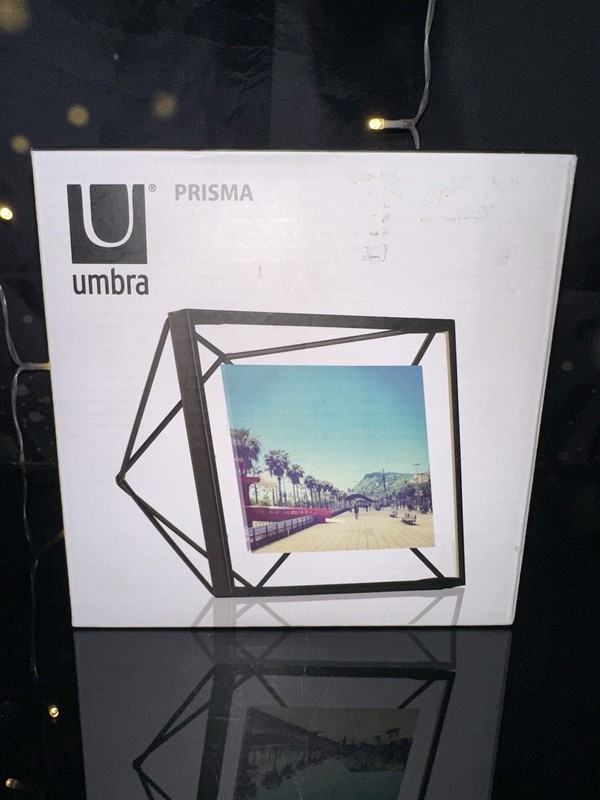 Umbra Prisma Picture Frame 4×6 Photo Display Desk Wall Black NIB Modern Decor