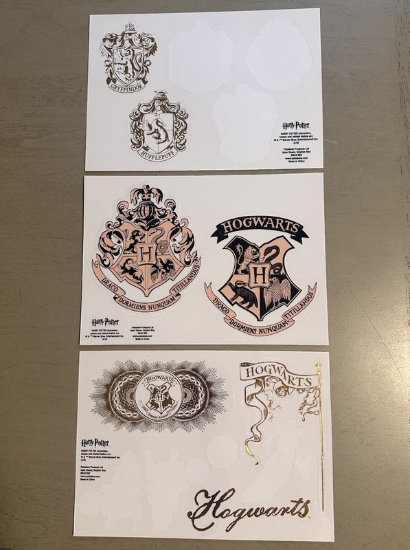 Harry Potter Gadget Decals + 1 Additional Slytherin House Decal gallery