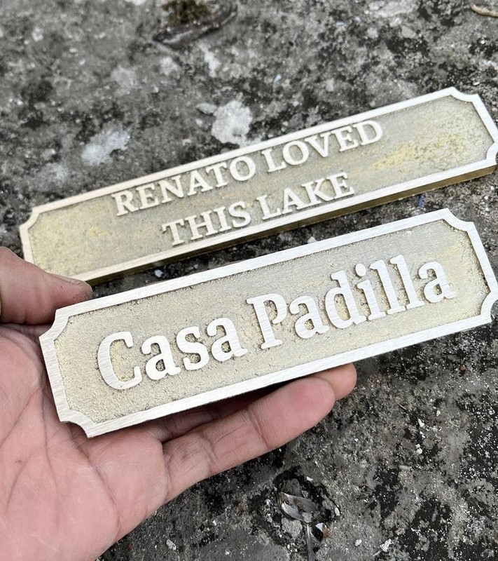Personalized Brass Plaque - Ideal for Recognition Plaques, Name Plates, and sign gallery