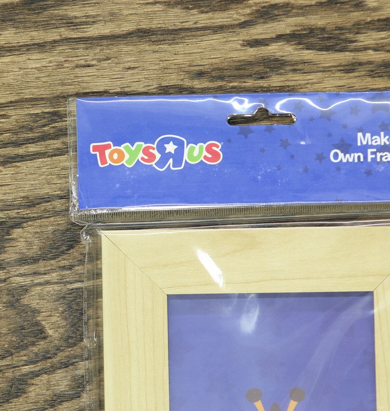 LOT OF 10 Toys R Us Make Your Own Picture Frame Kit Set Brown 4 In .x 6 In. gallery