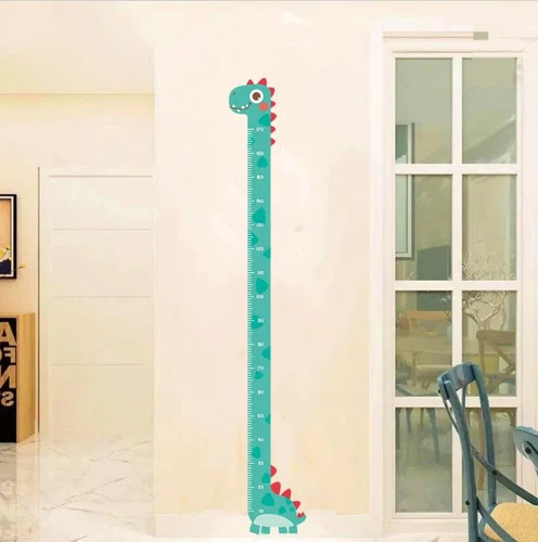 1pc Kids Height Chart Wall Sticker Unicorn Dinosaur Giraffe Growth - NEW gallery