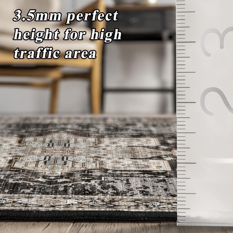 Living Room 12x15 Area Rug - Large Washable Area Rugs with Non Slip Backing gallery