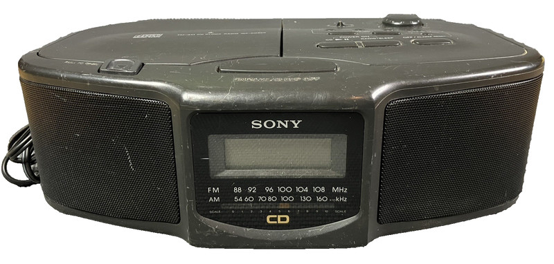 Sony ICF-CD800 CD Player AM FM Alarm Clock Radio Fully Tested Working Great