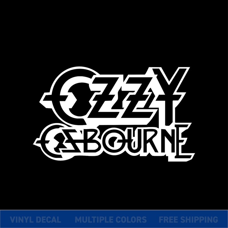 Ozzy Osbourne Logo – Rock Band Car Window Vinyl Decal Sticker | Premium Quality