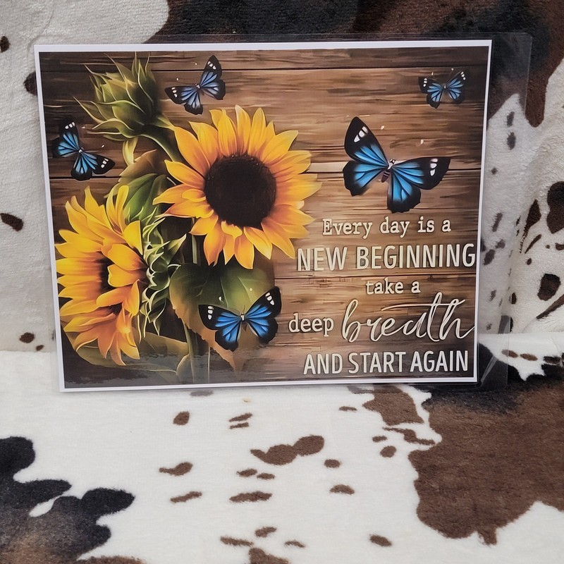Butterfly Inspirational Laminated Print Unframed Poem Picture 8.5x11 Gifts gallery