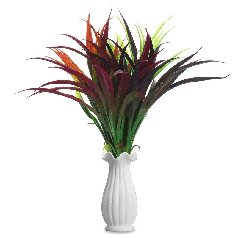 2~6Bundles Artificial Grass Fake Plants Outdoor UV Resistant Greenery Stem Decor gallery
