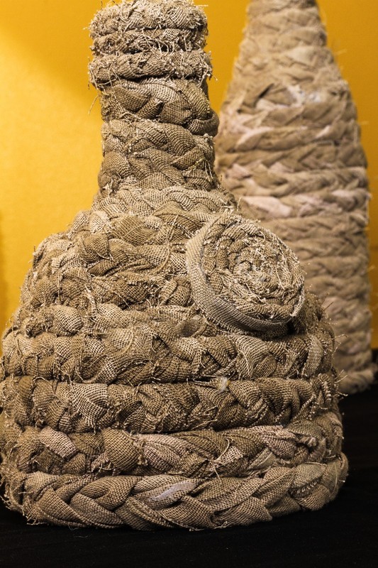 “The Woven Path Bottle Collection” Made From Recycled Materials and Fabric
