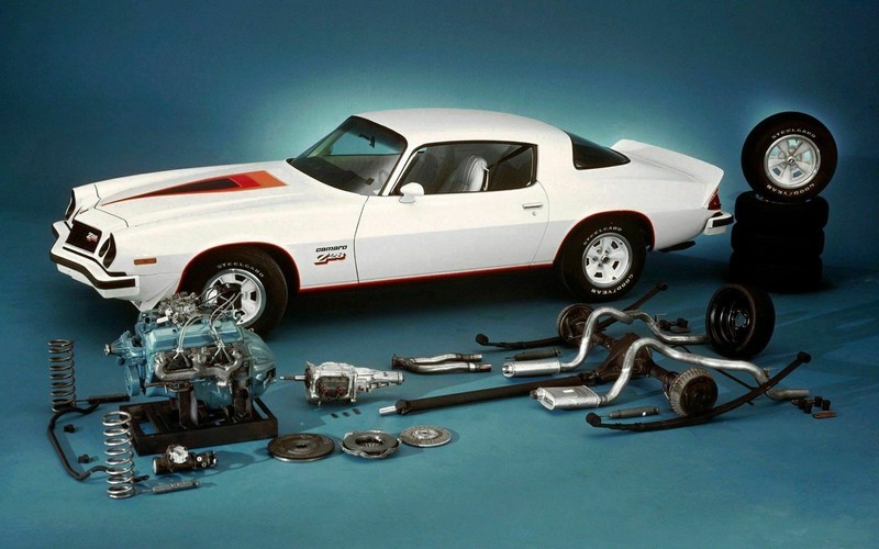 Chevy Camaro Z28 parts details POSTER – Poster 20×30 muscle car